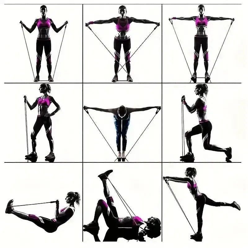 PeakBands 11-Piece Resistance Band Kit — Handles, Door Anchor & Carry Bag